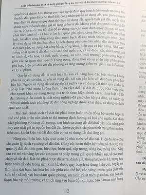 Luật đất đai năm 2024 và án lệ giải quyết vụ án, vụ việc về đất đai trong thực tiễn xét xử