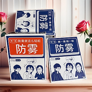 Combo 100 Khăn Lau Mắt Kính Nano- Miếng Giấy Lau Kính Chống Bám Hơi Nước, Lau Sạch Vân Tay Bụi Bẩn- Chính Hãng