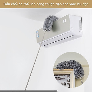 Chổi Quét Trần Nhà Có Điều Chỉnh Độ Dài Tới 2,8m Cây Phất Trần Quét Mạng Nhện, Lau Bụi Bẩn