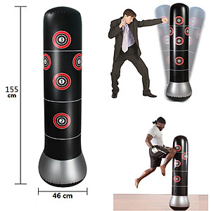 Vỏ Trụ Đấm Bốc Tự Cân Bằng Cao Cấp – Kèm Bộ Bơm Hơi – Chính Hãng miDoctor – Trụ Đấm Bốc Tự Cân Bằng - mi01