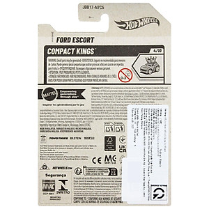 Siêu Xe Hot Wheels C4982 - 113/250 - Ford Escort (Mẫu Màu Giao Ngẫu Nhiên)