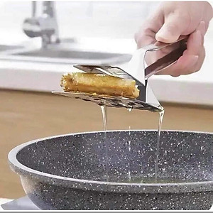 Kẹp inox gắp thức ăn - xẻng lật thực phẩm chiên đồ ăn bằng inox 304