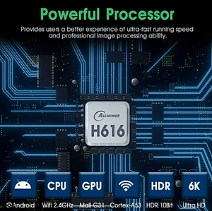 Android Tivi Box Q Pro (TX9)- Ram 8G/128G - Bluetooth - Netflix - Remote Tìm Kiếm Giọng Nói - Hỗ trợ tivi,màn hình máy tính, máy chiếu - Hàng Nhập Khẩu