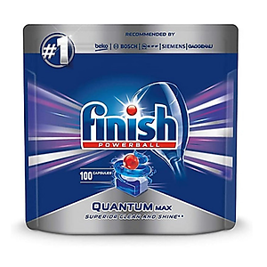Viên rửa bát Finish Quantum Max 100 viên 14 in 1