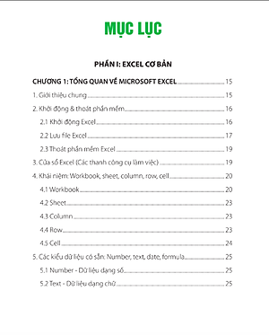 Sách Hướng dẫn thực hành Excel từ cơ bản đến nâng cao kèm video bài giảng