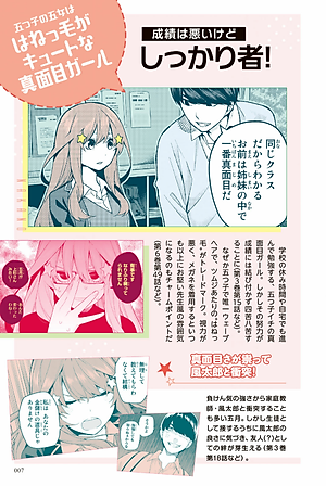 五等分の花嫁 キャラクターブック 五月 (KCデラックス)