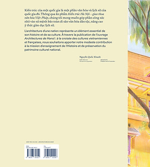 Kiến Trúc Hà Nội - Trần Quốc Bảo (Song Ngữ Việt - Pháp - Bìa Vải - Sách Màu)