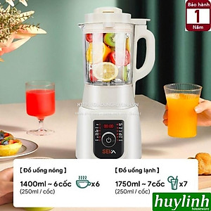 Máy làm sữa hạt đa năng SEKA E300 - 1.75 lít - 12 chức năng - Hàng chính hãng