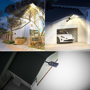 Đèn đường liền thể năng lượng mặt trời 600W