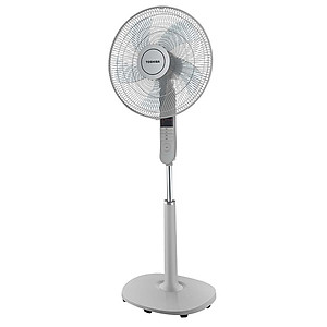 Quạt đứng Toshiba F-LSA20(H)VN, Màu xám, 60W - Điều khiển từ xa - 5 cánh - Hẹn giờ tắt/mở - Hàng chính hãng, bảo hành 12 tháng