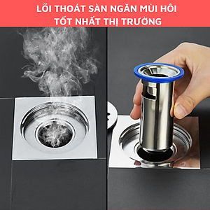 Phụ kiện Ngăn mùi nhà tắm - INOX 304 lắp thoát sàn chống mùi hôi ngăn vi khuẩn trào ngược lên