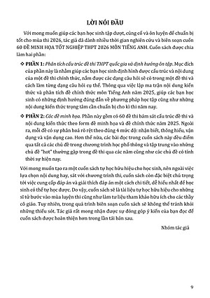 Sách - 60 Đề Minh Họa Tốt Nghiệp THPT 2026 - Môn Tiếng Anh