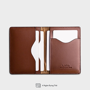 Ví Lata ( Thời trang nam đựng thẻ - Ví da Luxdeli LVN102 )