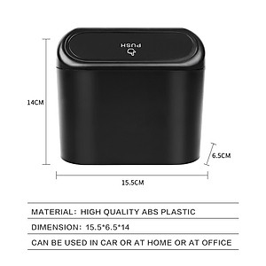 Thùng rác mini ô tô, thùng đựng rác ô tô xe hơi nhỏ gọn đa năng gắn cửa xe sau ghế tiện dụng