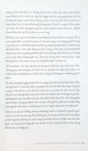 Sách Thanh Lịch Như Người Pháp Hiếu Khách Như Người Việt