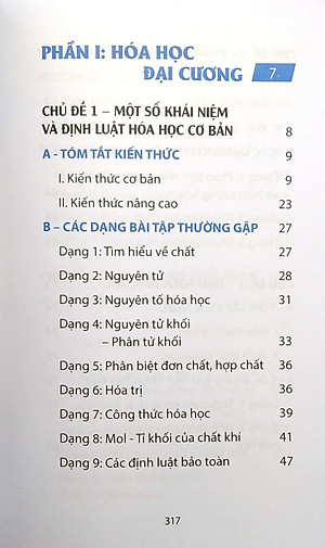 Sổ Tay Kiến Thức Hóa Học Trung Học Cơ Sở