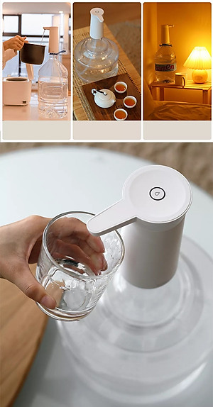 Vòi bơm nước tự động Sothing Xiangwu DSHJ-S-2004 dung tích 2000mAh, tương thích mọi loại bình nước- Hàng chính hãng