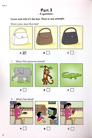 Sách Cambridge Young Learner English Test Starters 8: Student Book