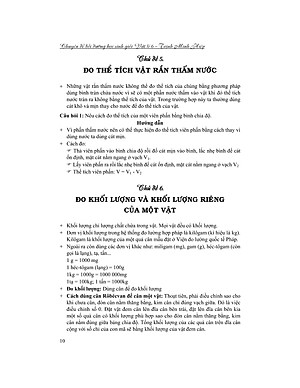 Chuyên Đề Bồi Dưỡng Học Sinh Giỏi Vật Lí 6