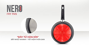 Chảo nhôm chống dính cao cấp đáy từ Full Induction Elmich Nero Premium 24cm