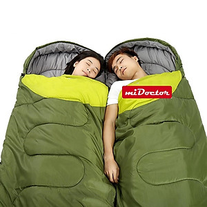 [LOẠI XỊN TRẦN BÔNG] (FREE SHIP) Túi ngủ văn phòng du lịch cao cấp có trùm đầu - Chính hãng