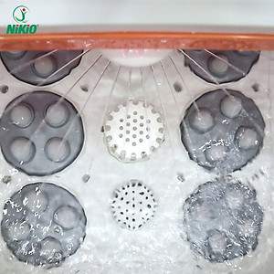 Bồn (Máy) Ngâm Massage Chân Nikio NK-195 NEW - Tự Động Làm Nóng Nước Và Giữ Ấm Nước, Tùy Chỉnh Được Nhiệt Độ Nước, Có Điều Khiển Cầm Tay - Cải Thiện Giấc Ngủ, Giảm Stress, Giảm Đau Nhức Chân, Lạnh Chân