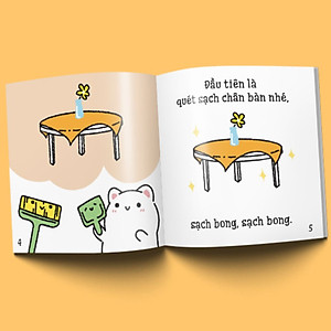 Sách Những Mẩu Chuyện Vụn Vặt Của Maru - Maru Quét Nhà