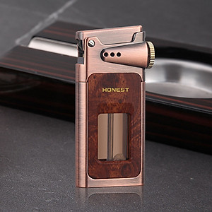 Vỏ Hộp Quẹt Bật Lửa Xăng Đá Honest BCZ-805 Thiết Kế Lộ Thiên-Tặng Đá Lửa