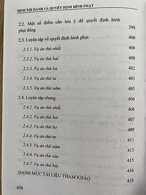 Định Tội Danh và Quyết Định Hình Phạt 