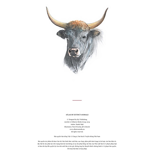 Sách Atlas các động vật nổi danh đã tuyệt chủng
