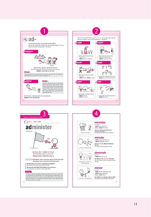 Bộ Sách Nghiền Từ Vựng Tiếng Anh - Học Qua Gốc Từ Bằng Hình Ảnh - Gốc Từ Là Bí Quyết Để Ghi Nhớ Hàng Nghìn Từ Vựng (Bộ 2 Quyển)