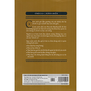 Sách Quân Vương – Thuật Cai Trị (Tái Bản)