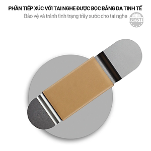 Kệ Nhôm Để Tai Nghe, Giá Đỡ Treo Headphone Besti, Hợp Kim Nhôm Cao Cấp Kiểu Dáng Sang Trọng Để Bàn - Hàng Chính Hãng