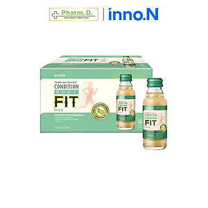 Nước Uống Hỗ Trợ Giảm Cân Hiệu Quả, Tăng Miễn Dịch,  CONDITION Body Fit inno.N, Chống Lão Hóa Da (100ml x 1 chai, 10 chai )