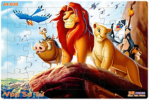 04 bộ tranh xếp hình 35 mảnh khổ A4 20x30cm – đồ chơi trí tuệ cho bé từ 2 tuổi – Combo 4