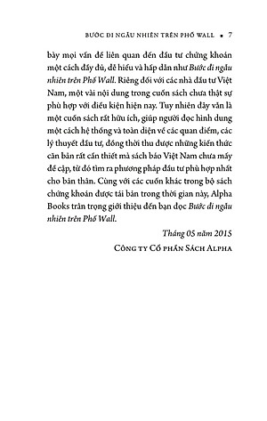 Sách Bước Đi Ngẫu Nhiên Trên Phố Wall (Tái Bản)