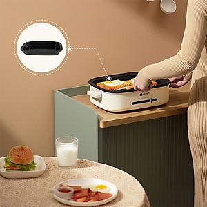 Nồi lẩu nướng đa năng Elmich MCE-3909OL (1250-1500W) - Hàng chính hãng