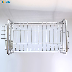 Kệ đựng chén bát 2 tầng Inox 304 cao cấp đa năng Hobby home decor KC2F