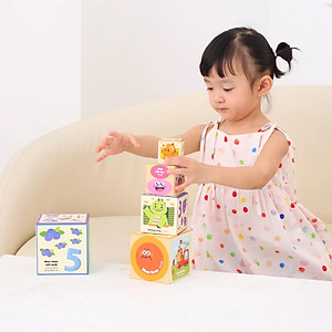 Đồ Chơi Giáo Dục Sớm Tháp Xếp Chồng Lala Stacky Box Cho Bé Từ 1 tuổi - Lalala Baby 