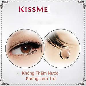 Mascara Chống Trôi Siêu Bền Giúp Nâng Cong Và Dày Mi Kissme Volume Up Mascara Super WP (6 G)