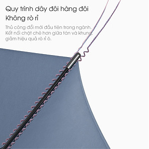 Ô thẳng cao cấp tán rộng Nason Gentle - Dù thẳng cao cấp Nason - Ô dù chống lật, ô thẳng che mưa