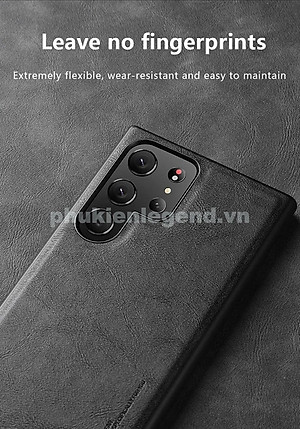 Ốp lưng da cao cấp cho SamSung Galaxy S26 Ultra , S25 Ultra ,  S24 Ultra , S23 Ultra - chính hãng X-level viền mềm, chống bám vân tay - Hàng chính hãng