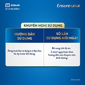 Thùng 24 chai Ensure Gold 237ml (Mẫu mới)