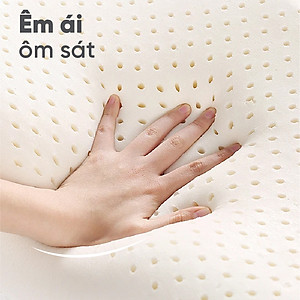 Gối Cao Su Vạn Thành Dợn VTGCSD4563 (45 x 63 cm) - Trắng