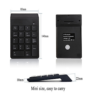 Bàn phím số không dây Mini Number Keyboard AZONE