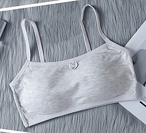 Combo 5 áo lót học sinh tuổi dậy thì cấp 1, 2, 3 - vải cotton tăm mềm mát thoải mái - phù hợp với các bạn nữ dưới 53kg