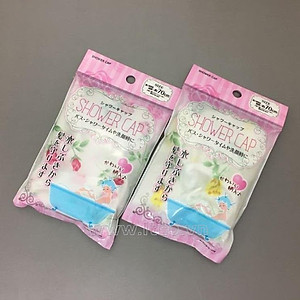 Mũ tắm bảo vệ tóc họa tiết hoa Seiwa - Hàng Nội Địa Nhật Bản