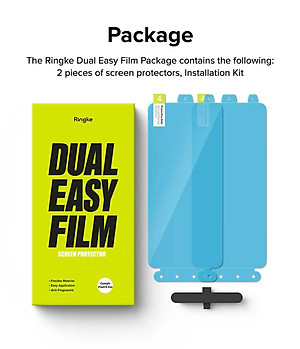 Dán full màn hình dành cho Google Pixel 8 Pro / Pixel 8 RINGKE Dual Easy Film - Hàng Chính Hãng