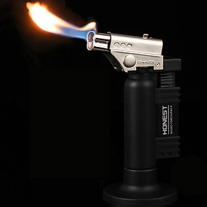 Vỏ Hột Quẹt Bật Lửa khò 1 tia cực mạnh để bàn Honest BCZ-500, có 2 chế độ lửa điều chỉnh dễ dàng