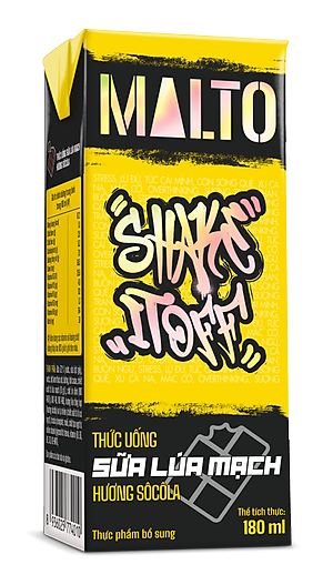 Thùng 48 hộp Sữa lúa mạch hương socola LOF MALTO 180ml/hộp